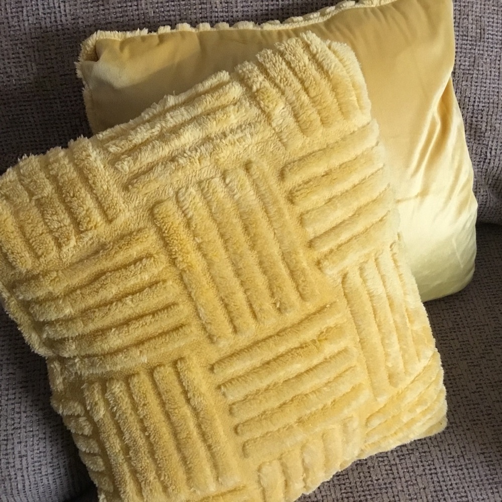 Autumn Yellow Throw Pillow Covers with Inserts